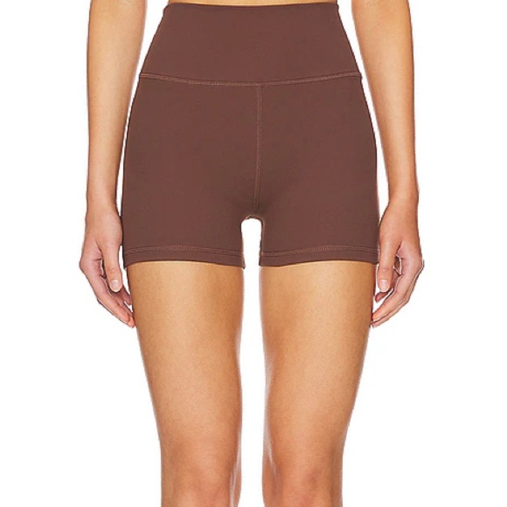 We Wore What brown hot short XS. NWT.